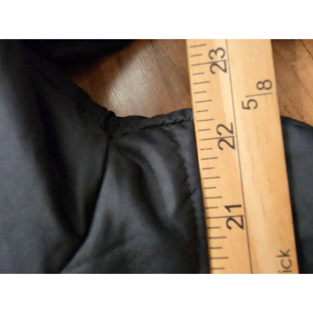 Columbia Jacket Womens XL Black Thermal Coil Puffer Hood Faux Fur Zip Hooded - Picture 6 of 7